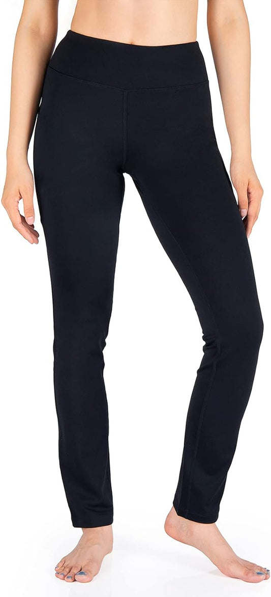 Women'S Slim Straight Leg Yoga Pants, 27"-35" Inseams