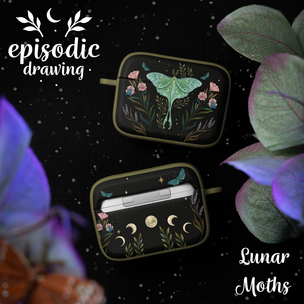 Episodic Drawing Enchanted Collection HDX Apple AirPods Pro 1 & 2 Case Cover