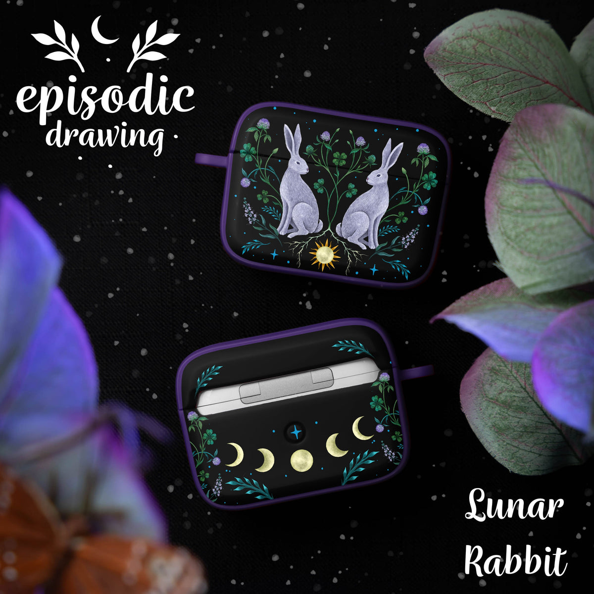 Episodic Drawing Enchanted Collection HDX Apple AirPods Pro 1 & 2 Case Cover