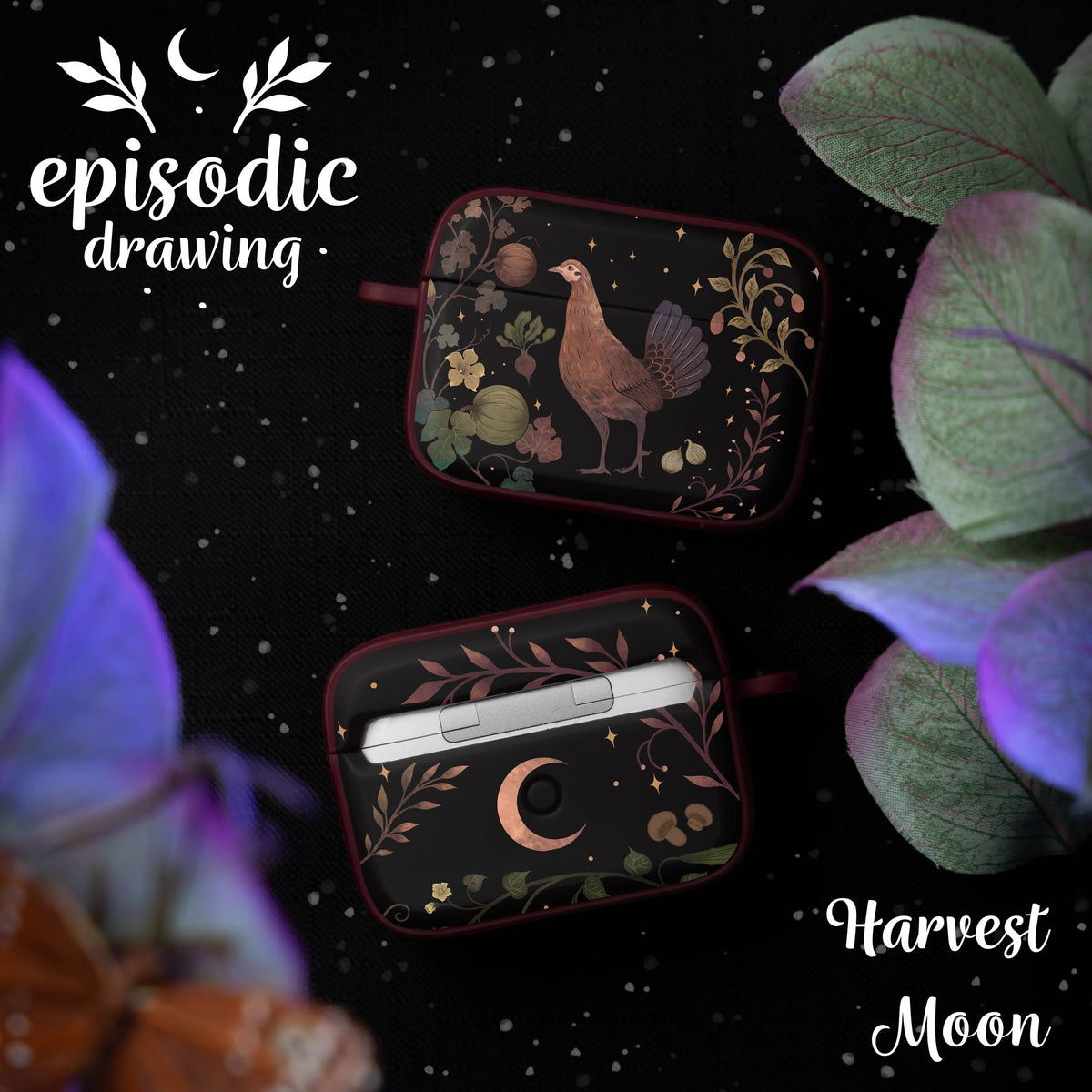 Episodic Drawing Enchanted Collection HDX Apple AirPods Pro 1 & 2 Case Cover
