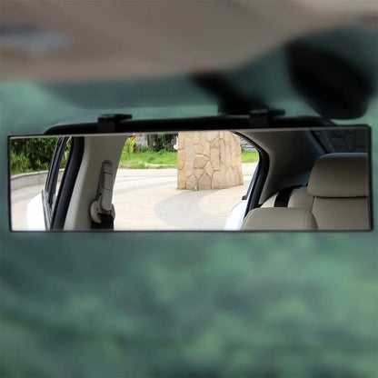 Wide Rear View Mirror Clip on 12 Inch Universal Panoramic Convex Interior Wide Angle Mirror