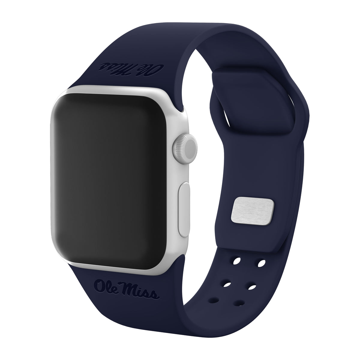 Mississippi Ole Miss Rebels Engraved Apple Watch Band
