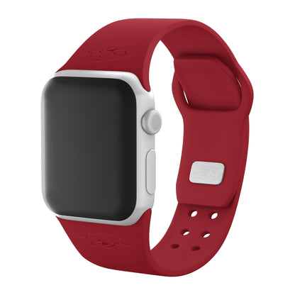 Arkansas Razorbacks Engraved Apple Watch Band