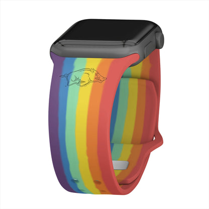 Arkansas Razorbacks Engraved Apple Watch Band