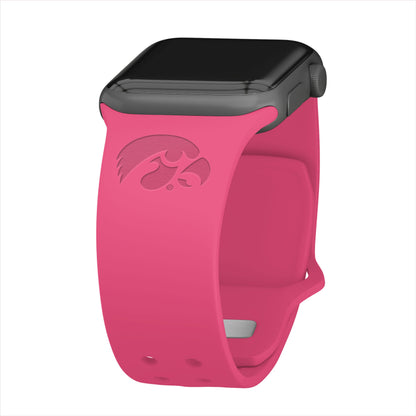 Iowa Hawkeyes Engraved Apple Watch Band