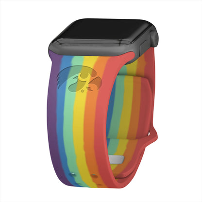 Iowa Hawkeyes Engraved Apple Watch Band