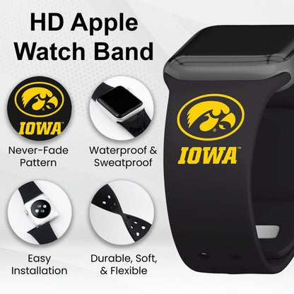 Iowa Hawkeyes HD Apple Watch Band