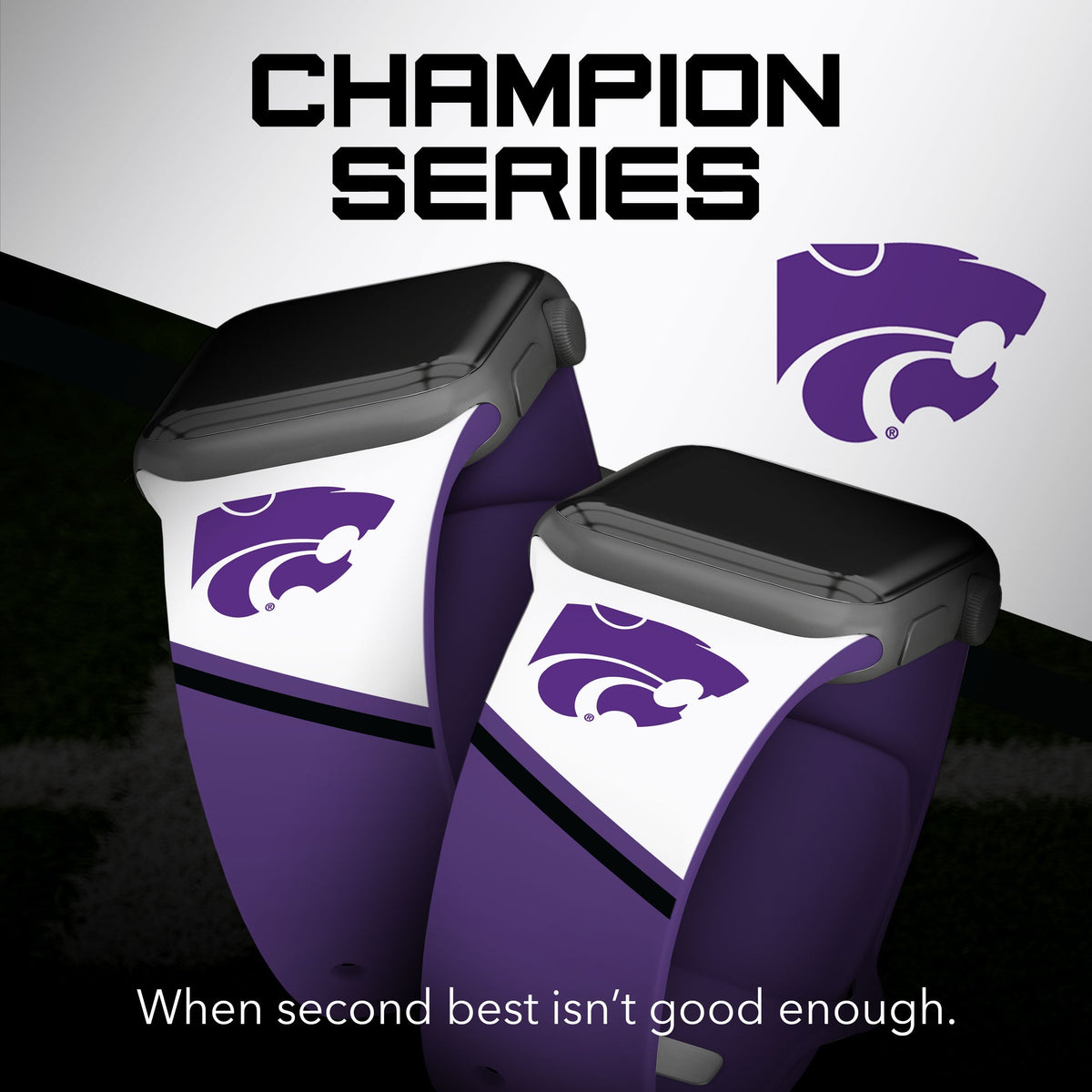Kansas State Wildcats HD Apple Watch Band