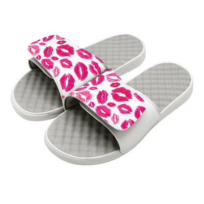 Kisses Loudmouth Pattern Slides