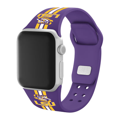 LSU Tigers HD Apple Watch Band