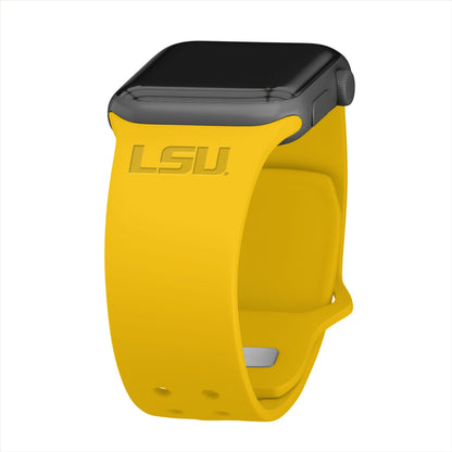 Louisiana State Tigers Engraved Apple Watch Band