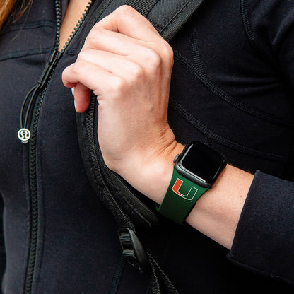 Miami Hurricanes Apple Watch Band
