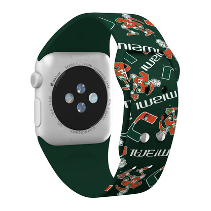 Miami Hurricanes HD Apple Watch Band