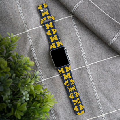 Michigan Wolverines HD Apple Watch Band