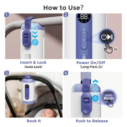 Momfann Smart Baby Rocker Vibration Device