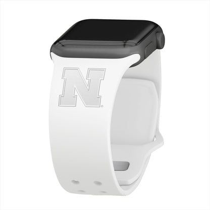 Nebraska Huskers Engraved Apple Watch Band
