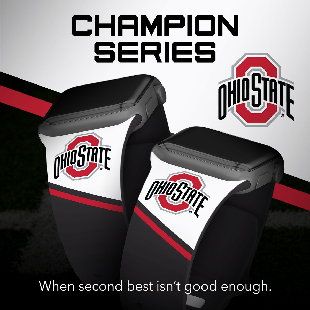 Ohio State Buckeyes HD Apple Watch Band