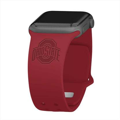 Ohio State Buckeyes Engraved Apple Watch Band