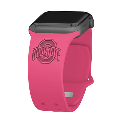 Ohio State Buckeyes Engraved Apple Watch Band