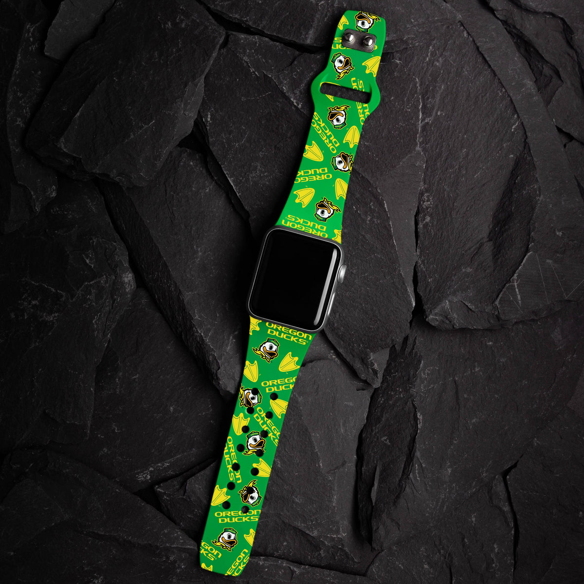 Oregon Ducks HD Apple Watch Band