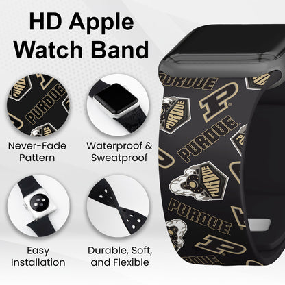 Purdue Boilermakers HD Apple Watch Band