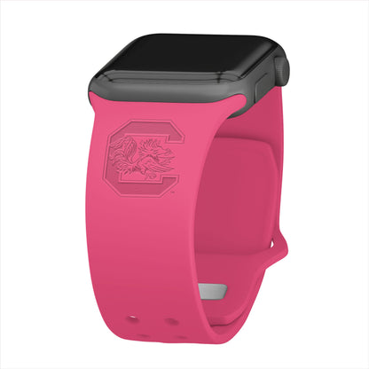 South Carolina Gamecocks Engraved Apple Watch Band