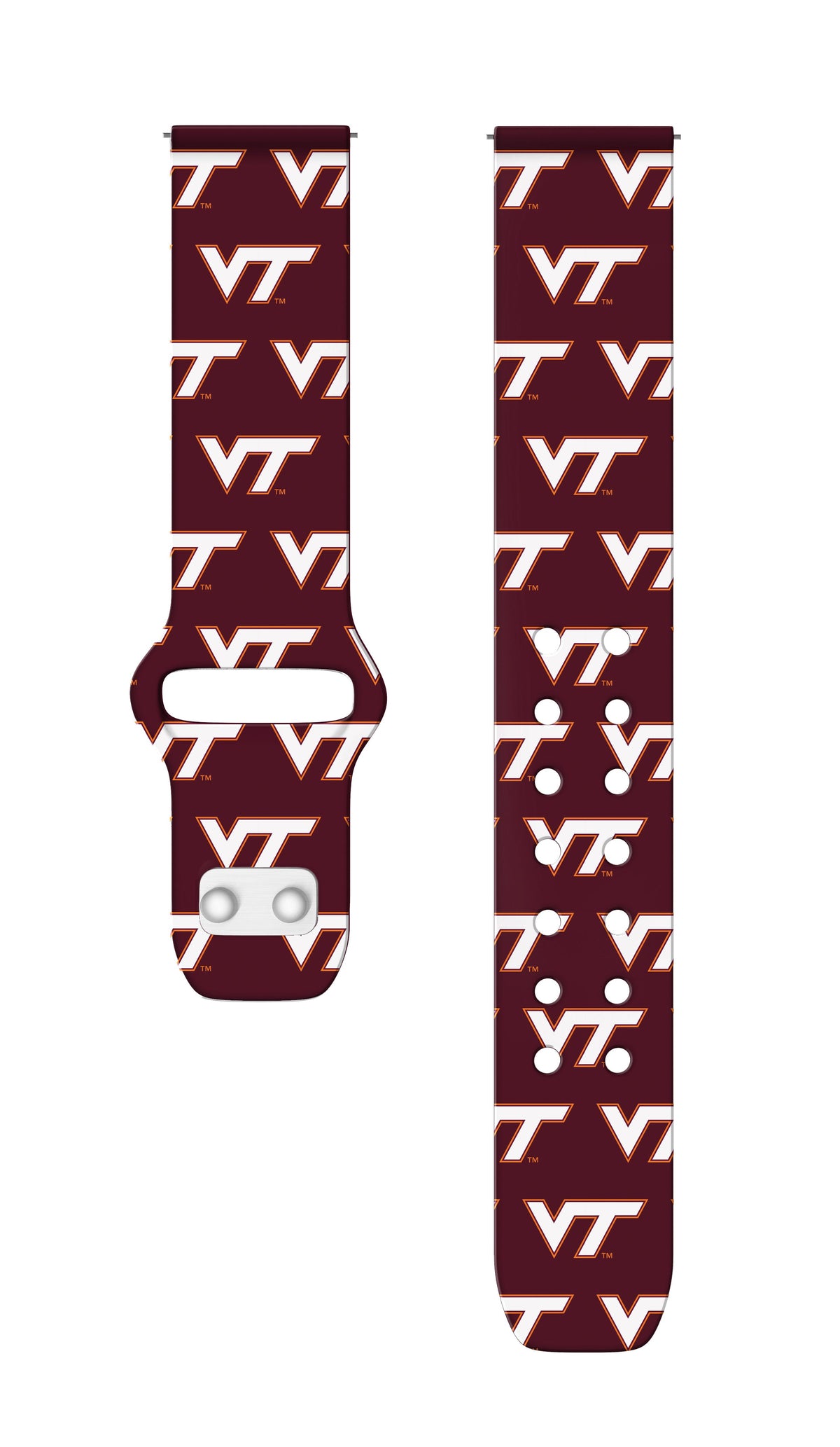 Virginia Tech Hokies HD Watchband for Samsung, Garmin, Fossil, and More for Samsung, Garmin, Fossil, and More