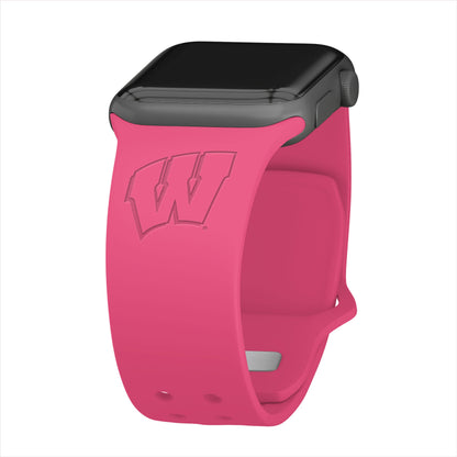 Wisconsin Badgers Engraved Apple Watch Band