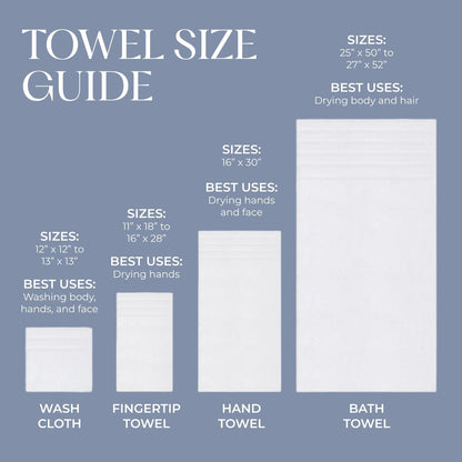 - Washcloth, Soft & Absorbent Cotton Bathroom Towels