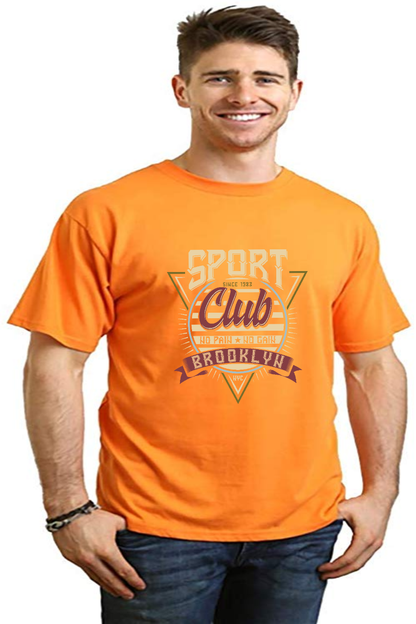 Sport Club Men's Bamboo Viscose/Organic Cotton Short Sleeve Graphic T-Shirt
