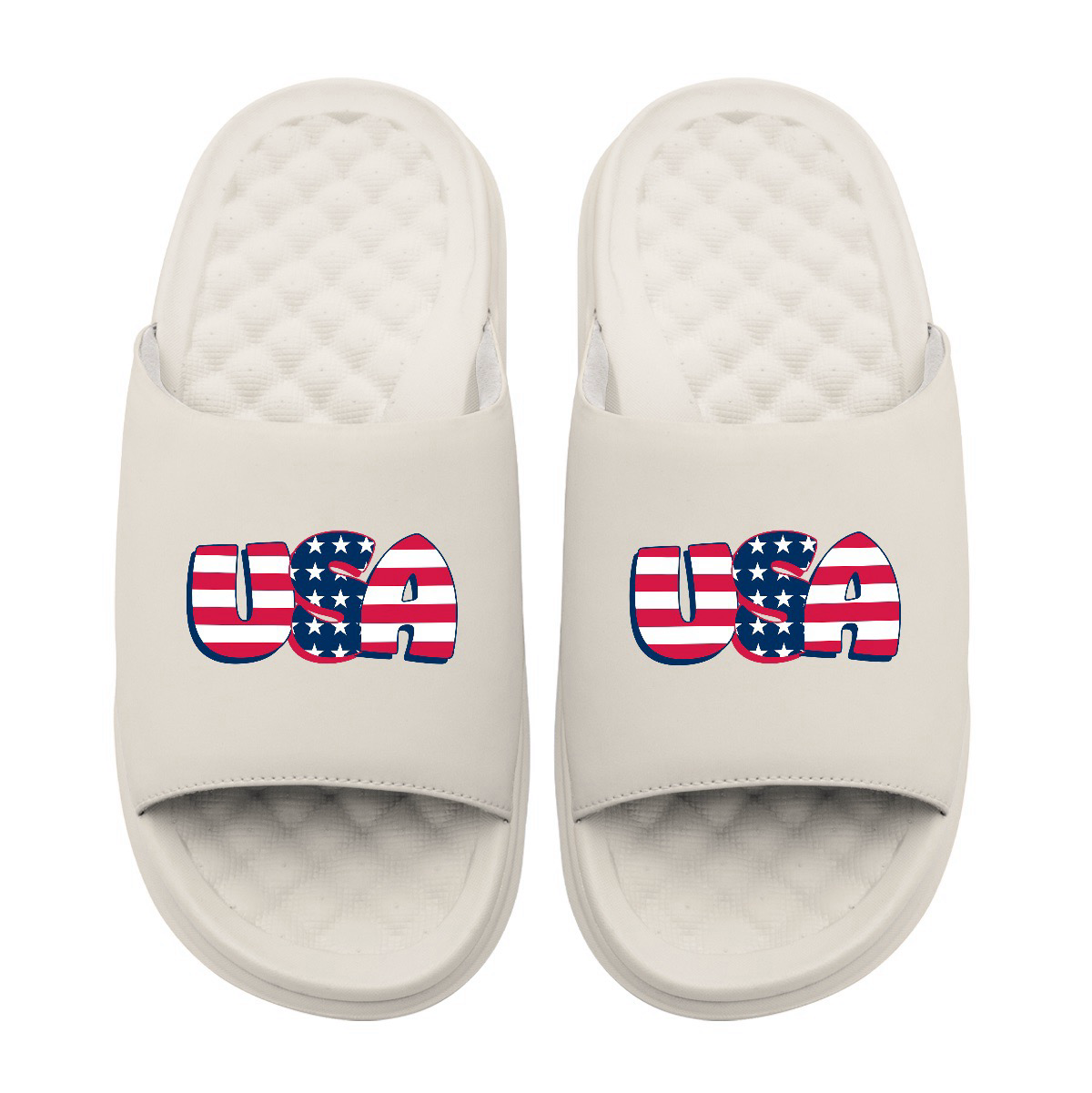 USA Flag Wordmark Motive
