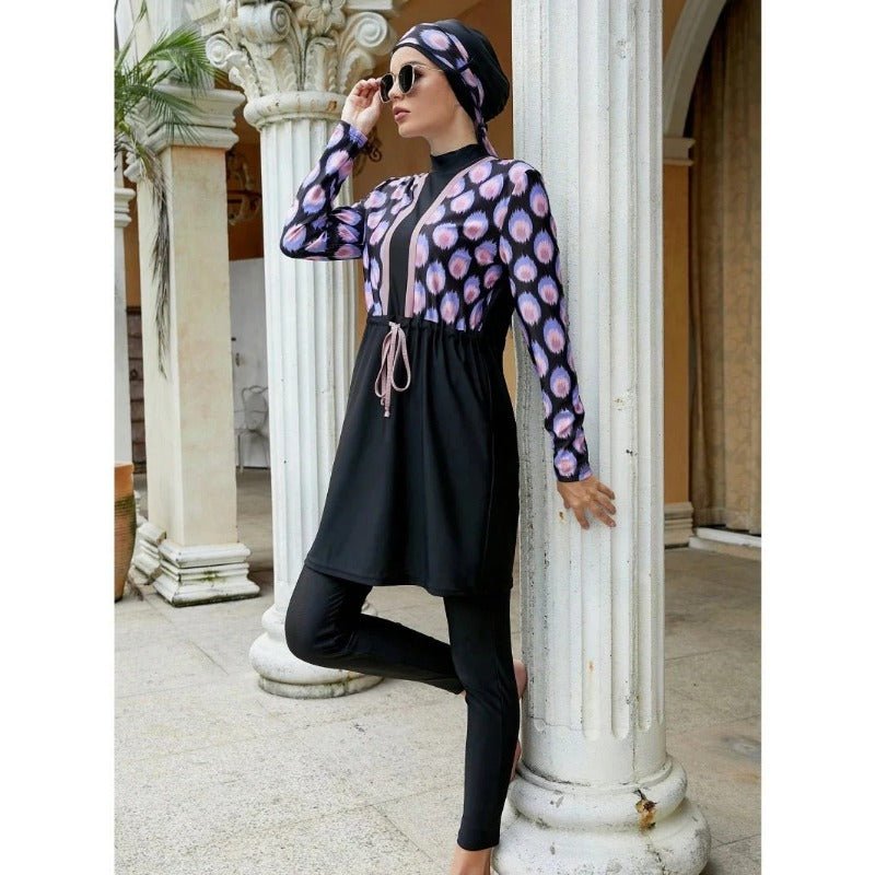 Islamic Swimwear Hijab |  Muslim Women Swimwear Islamic Modest Swimsuit (MB017)